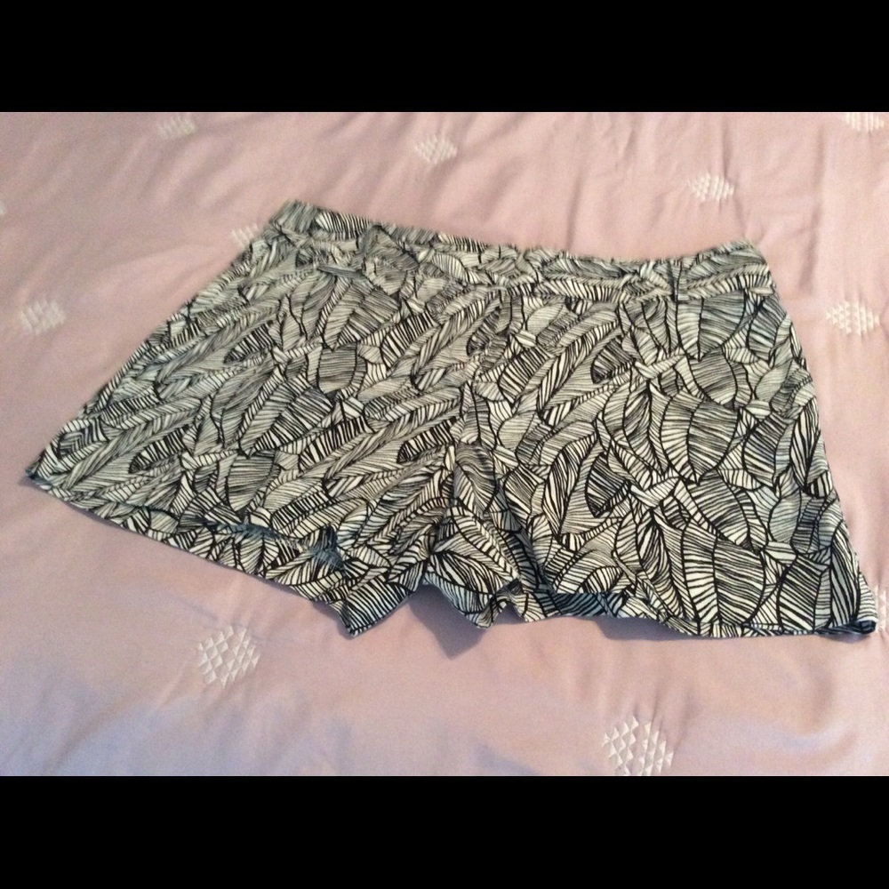 Black and White Shorts